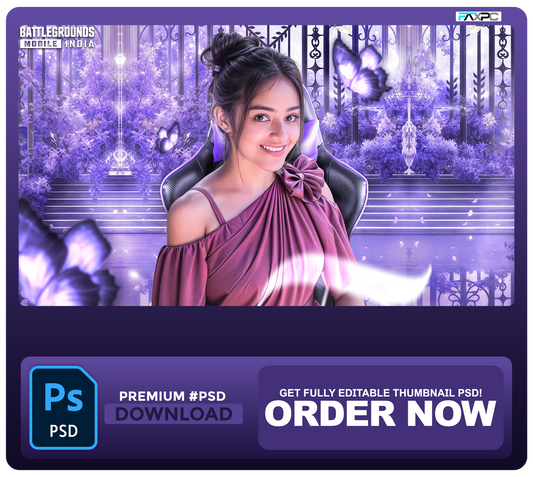 LIVESTREAM IRL #BACHUU THUMBNAIL PSD!
