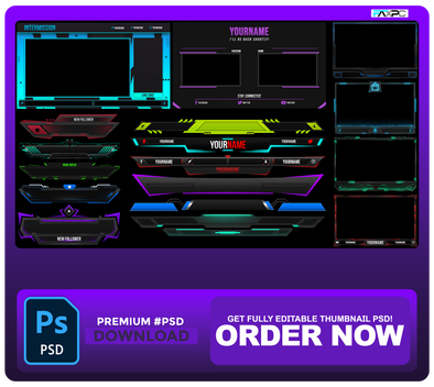 #STREAM-OVERLAYS PACK!