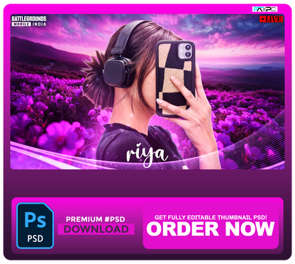 #BGMI IRL-RIYA THUMBNAIL