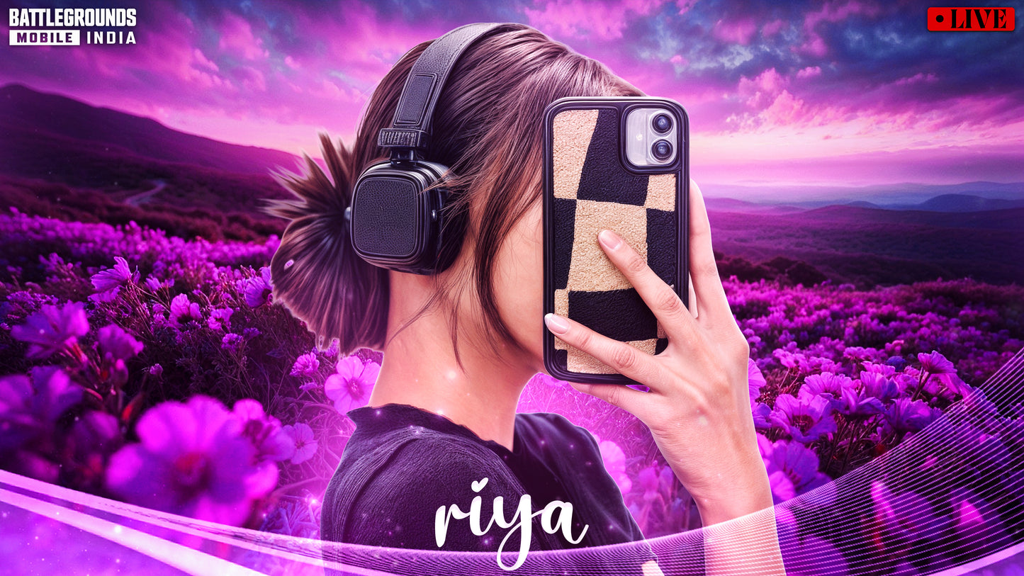 #BGMI IRL-RIYA THUMBNAIL