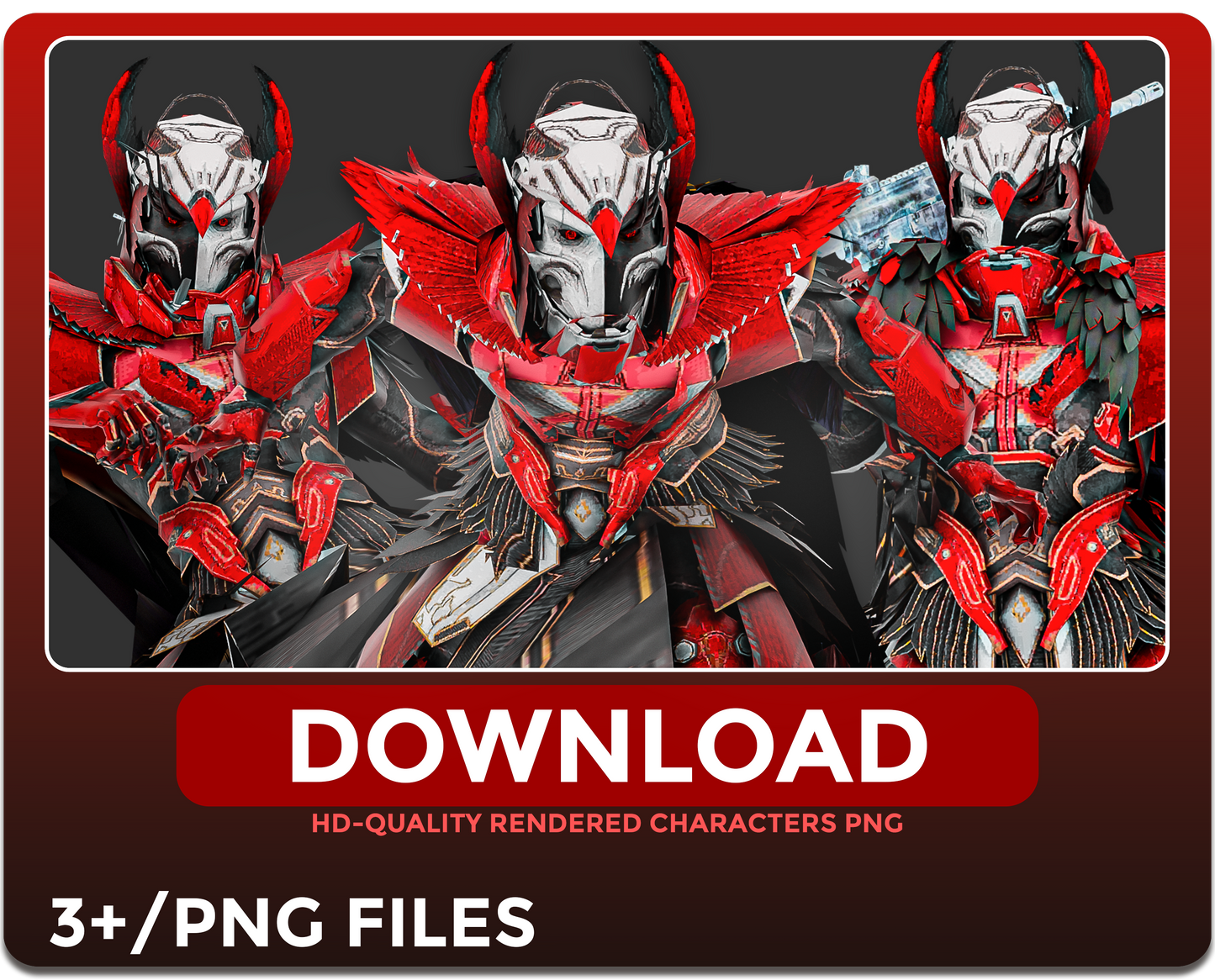 BGMI XP-CHARACTER RENDERS