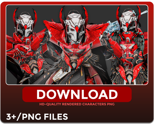 BGMI XP-CHARACTER RENDERS