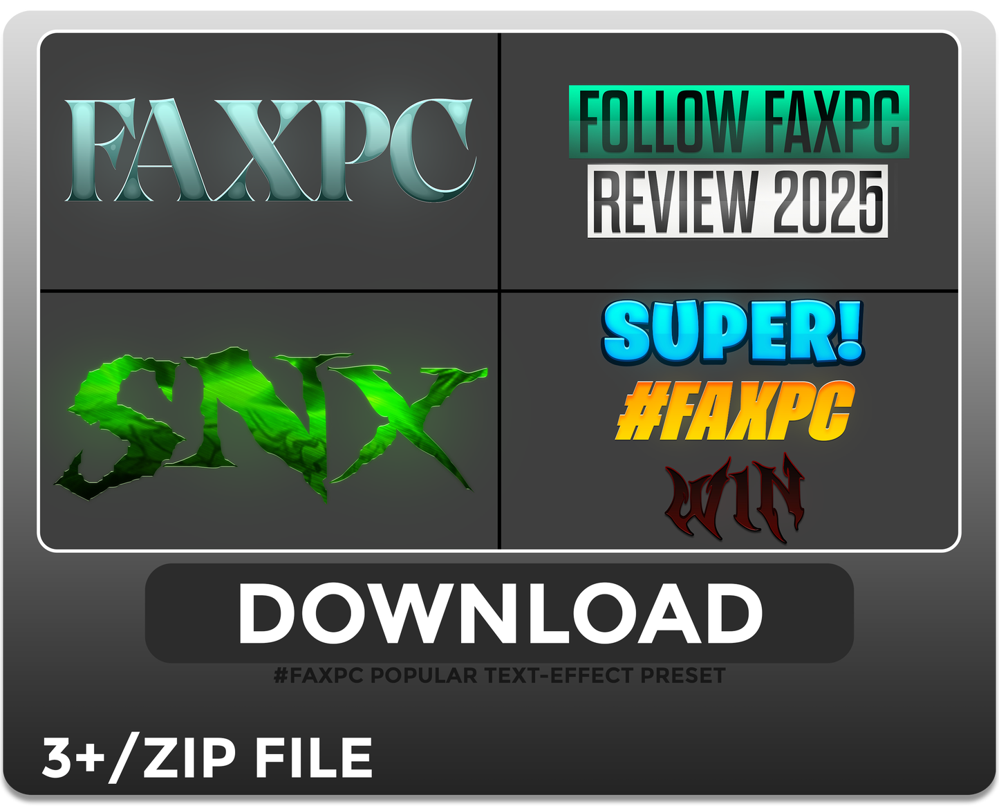 TEXT-EFFECT PACK!