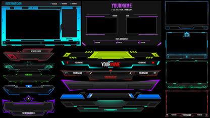 #STREAM-OVERLAYS PACK!